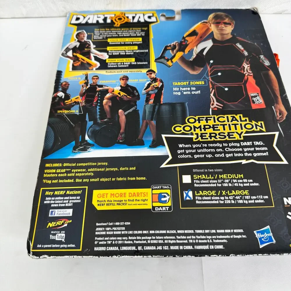 Nerf Dart Tag Official Competition Jersey L/XL‎
